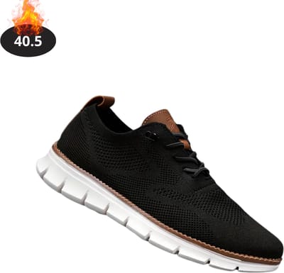 Livano Schoenen Heren - Sneakers - Comfortabel - Casual - Volwassen - Zwart - Maat 40.5