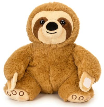 Luiaard Bruin Zittend Pluche Knuffel 25 cm - Speelgoed Knuffels voor Kinderen Jongens Meisjes - Sloth Plush Toy
