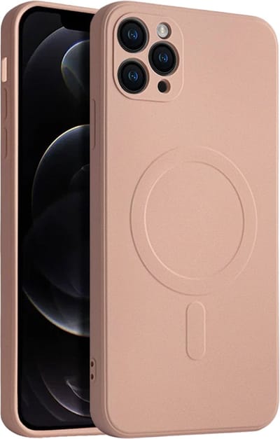 Casify Siliconen Hoesje geschikt voor MagSafe iPhone 11 Pro Max Hoesje - Roze