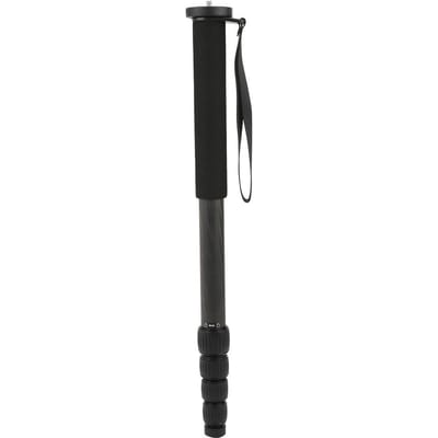C-333 Koolstofvezel Draagbare Buiten Telescopische Monopod Statief Bergbeklimming Wandelstok voor DSLR Camera black