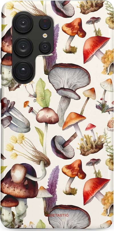 Casetastic Hoesje Geschikt voor Samsung S25 Ultra - Stijlvolle Beschermende Duo-layer Case - Herfst spoor