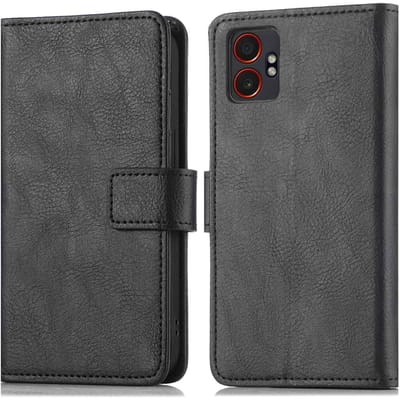 imoshion Hoesje - Geschikt voor Samsung Galaxy Xcover 7 Pro - Luxe Bookcase - Zwart