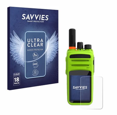 Savvies - Screenprotector voor Talkpod N58 Plus - Folie Beschermfolie transparant 18 Stuks
