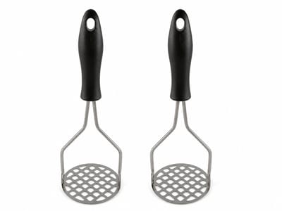 MONTKIARA Aardappelstamper 2 stuks Ø 8 cm – Stevige Pureestamper voor Aardappelen en Groenten