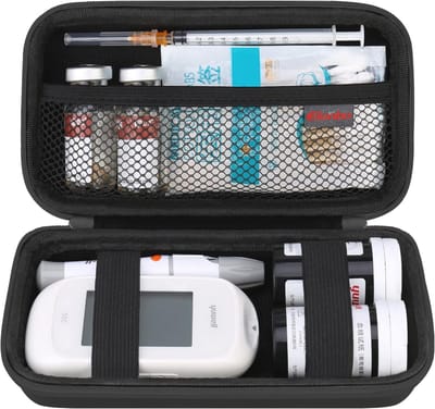 Diabetische Reiskoffer voor Glucosemonitor en Insulinepennen – Organizer Bag voor Diabetesbenodigdheden