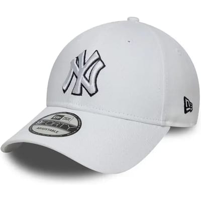 New Era Outline 9fortyâ® New York Yankees Cap 60675522 - Kleur Wit - Maat 1SIZE