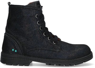 BunniesJR 225783-989 Meisjes Biker Boots - Multicolor - Leer - Veters