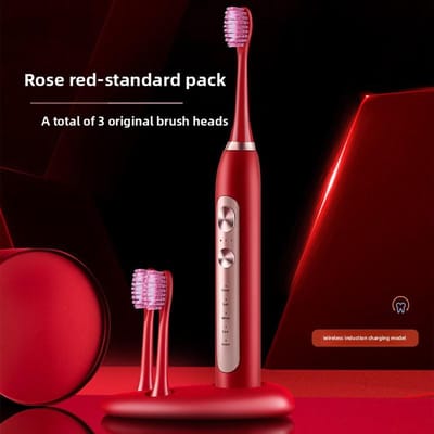 Ultrasone Elektrische Tandenborstel Inductie Volwassen Oplaadbaar Vibratie Zachte Haren