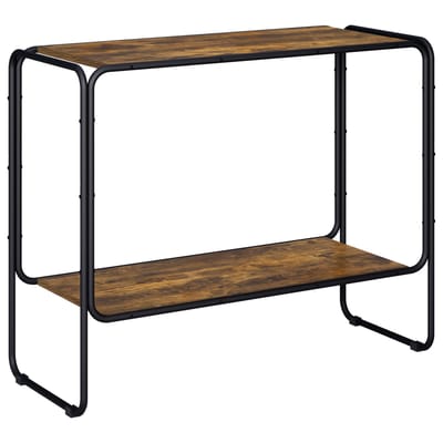 vidaXL - Dressoir - Gerookt - eiken - 93.5 - x - 38 - x - 75 - cm - Bewerkt - hout