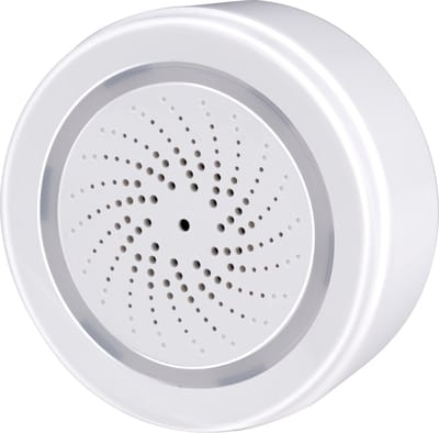 alpina Smart Home Slimme Sirene - Bewegingssensor - 90dB - 8 Geluiden - Alarm voor Binnen