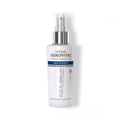 Gerovital H3 Equilibrium - Perfect anti-aging anti-rimpel en verstevigend serum voor de rijpere, droge huid met 5% peptiden, Gerovital H3 Equilibrium, 100 ml
