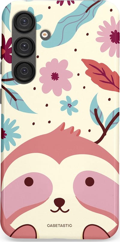 Casetastic Hoesje Geschikt voor Samsung S25 Plus - Stijlvolle Beschermende Duo-layer Case - Luiaard knuffels