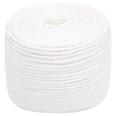 vidaXL - Boottouw - 6 - mm - 100 - m - polypropyleen - volwit