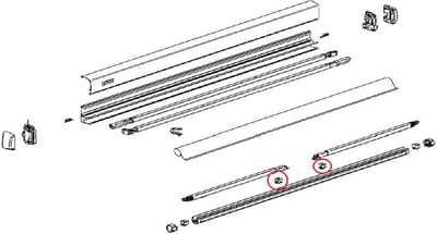 Thule Anti Rattling Support Arm 3200 2st.