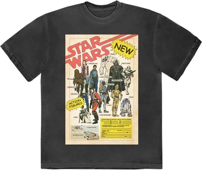 Disney Star Wars - Action Figures Heren T-shirt - S - Zwart