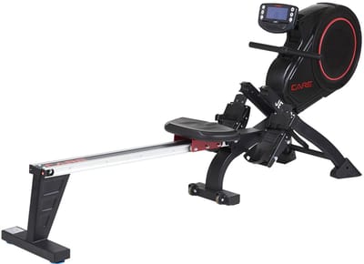 CARE JET 600-2 - Opvouwbare en connected roeitrainer - Vliegwielmassa 8 kg - 16 gemotoriseerde weerstandsniveaus - Intensief thuisgebruik
