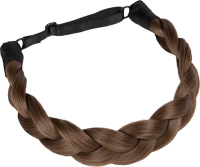 Braid / Vlecht Haarband - Medium Brown | Regular Braid | Breedte 3,5 cm | Fashion Favorite