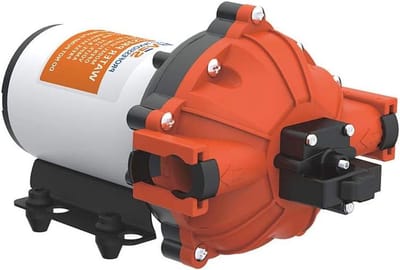 Waterpomp 12 Volt - Automatische Drukpomp - Watersysteem Aandrijven - Zelfaanzuigend Droogloop - 189 L/min - Zwart