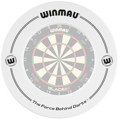 Dartbord Rand - Beschermrand - Darts Spelen - Voor Alle Dartborden - 67.5cm Buitendiameter - Wit