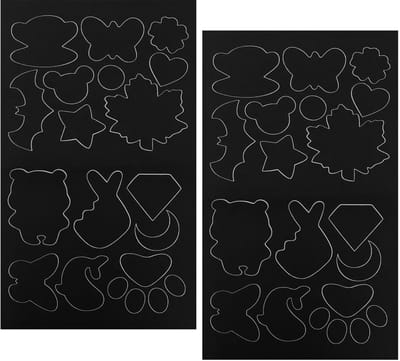 Dailygoods- Patches Waterdicht - Reparatie Patches Jas - Patches Strijken - Patches Naaien - Cartoonpatroon - Duurzaam Nylon 25x15 Cm - Reparatiepatches