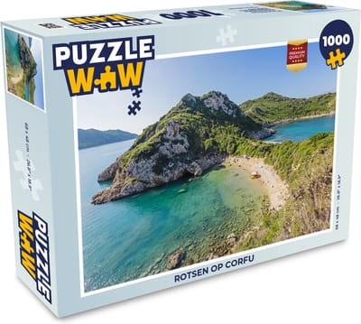 Puzzel Rotsen op Corfu - Legpuzzel - Puzzel 1000 stukjes volwassenen