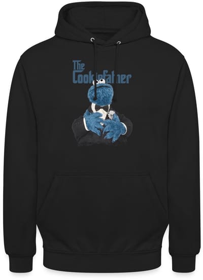 Sesamstraat Koekiemonster The Cookiefather Hoodie Unisex