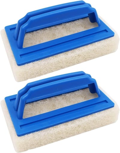 2 Stuks Pool Wall Brush - Zachte Spons voor Zwembadreiniging, Hot Tub en Vijveronderhoud met Handvat