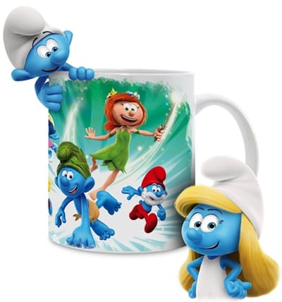 smurfen mok - De smurfen - 350 ML - Groen - Keramiek