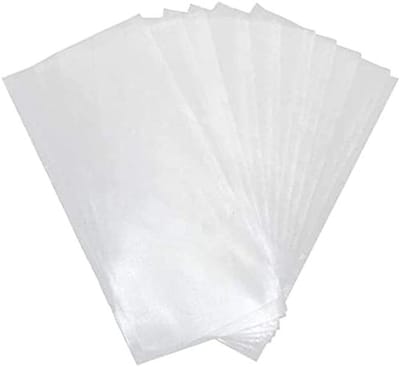JHUBERS- Karpervistassen 100 stuks - PVA in water oplosbaar - Vast Aas - Boilie Rigs - Accessoires voor Visuitrusting - 7 x 14 cm - PVA Zakken