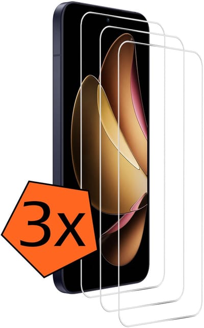 Screenprotector - 3 Stuks - Geschikt voor Oppo Reno 13 - Extra Sterk - Gehard Glas - Beschermglas - Tempered Glass - Screen Protector