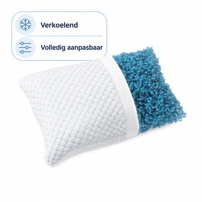 Verkoelend Hoofdkussen 50x70 cm – Verstelbaar Memory Foam Kussen – Pillow - Verkoelend – Geschikt voor Alle Slaapposities – Ergonomische Nekondersteuning