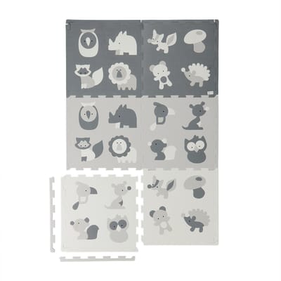 puzzelmat - met 6 speeltegels - 149x100 cm - foam - baby