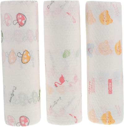 Keukenrol Papier - Absorberend Papier - Olie Absorberen - Zacht Huidvriendelijk - 95x95x22cm - Roze Bedrukt