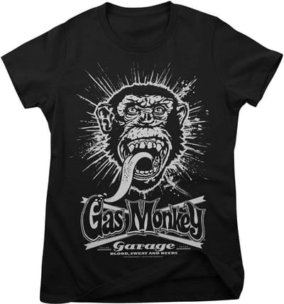 Gas Monkey Garage T-shirt Explosion Girly Tee GMG-5-GMG050-H97-4