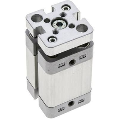 ISO 21287 Compacte Dubbelwerkende Cilinder 20-20mm - Magnetisch - Niet-roterend