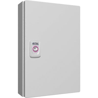 Rittal KX 1552.000 Installatiebehuizing, Wandbehuizing 200 x 300 x 80 Plaatstaal Grijs-wit (RAL 7035) 1 stuk(s)