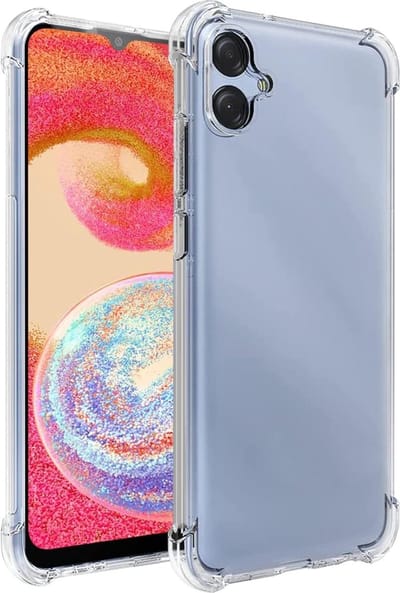 Anti shock Siliconen met Camera/Lens Bescherming Hoesje - Geschikt voor Samsung Galaxy A05 - Extra sterke hoeken back cover - Transparant