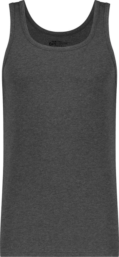 Ten Cate Basics singlet antra melee 2-pack voor Heren | Maat S