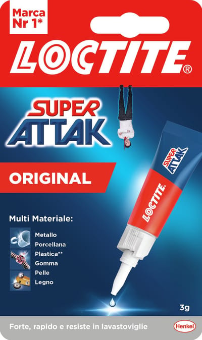 Loctite Supper Attak, Original Vloeistof Contactlijm 3 g