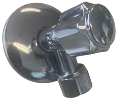 Solidparts Hoekstopkraan Chroom 12mm x 3/8"