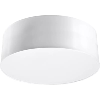 Sollux Lighting Plafondlamp Arena - E27 - wit - PVC - 11x25x25cm