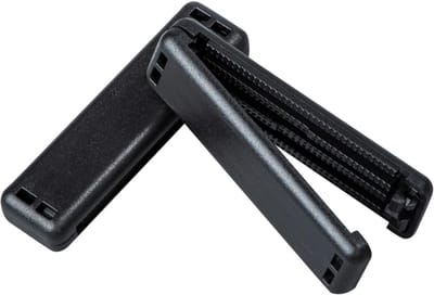 Veiligheidsgordelclip Verlengstuk - Gordelstopper Versteller - Comfortabele Ritten - Gereedschapsvrije Installatie - 2 Stuks 59mm - Zwart