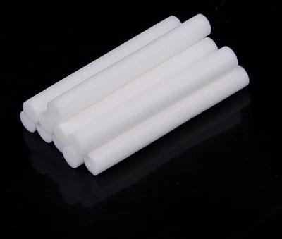 Staafjes, Filter Aroma Inhaler 10st - Navulling, Refill Cotton Sticks - 5cm x ±8mm
