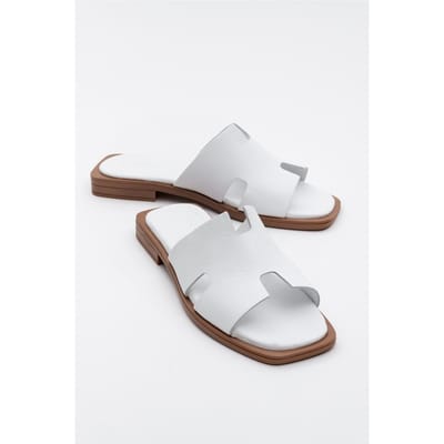 Jez Leer Slide Sandaal (Women)