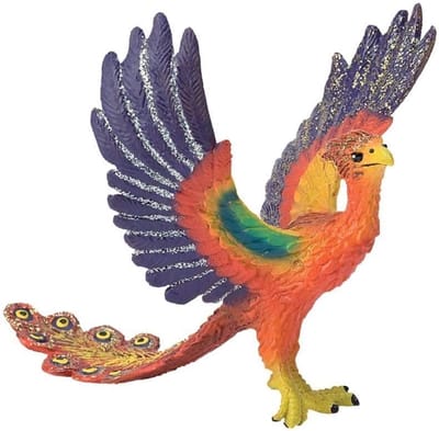 Bullyland 75541 – Speelfiguur en verzamelfiguur Phoenix (Feniks) – ca. 11,5 cm – levensecht en detailrijk vormgegeven – ideaal als taartfiguur en klein cadeautje voor kinderen vanaf 3 jaar.