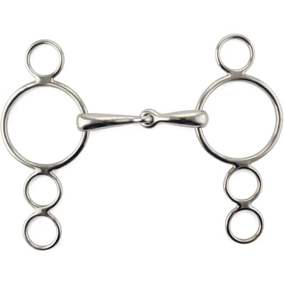 Mors pessoa met 4 ringen voor pony Umbria Equitazione
