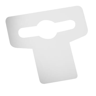Euroslot Display Hangers van 44 x 45mm / Hang Tabs - Rol van 500 stuks - type: SPN-08
