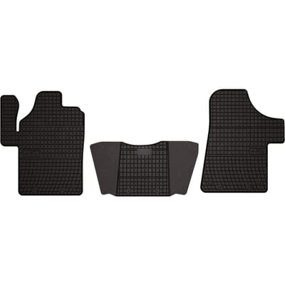 Wielganizator SolidPRO Serie - Mercedes Viano W639 - Czarne Rubbermatten - Perfecte Pasvorm - Versterkte Pedaalzone