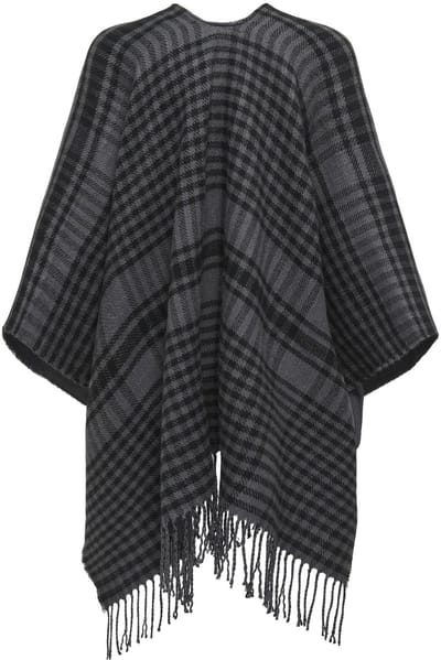 ONLY - ONLVIOLET CHECK PONCHO CC - Dames - Blouses