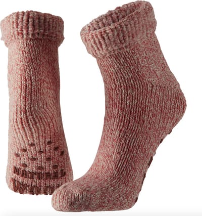 Apollo - Kids - Wollen - Sokken - Licht - Rood - Maat 31/34